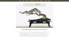 Desktop Screenshot of abqbonsaiclub.com